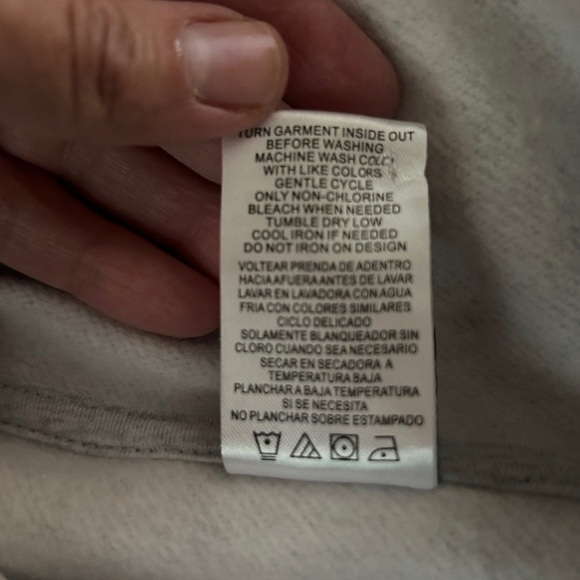 Like new! Disney Gray Hoodie with crocheted Minnie Mouse Design size M. - Picture 7 of 10